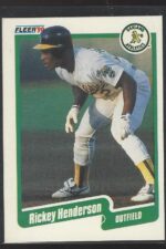 #100 Rickey Henderson 1990 Fleer