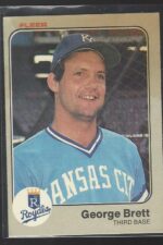 #108 George Brett 1983 Fleer