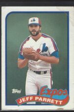 #176 Jeff Parrett 1989 Topps