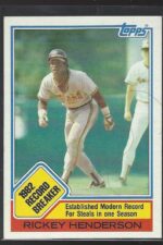 #002 Rickey Henderson 1983 Topps