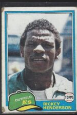 1981 Topps #261 Rickey Henderson