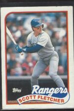 #295 Scott Fletcher 1989 Topps
