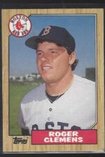 #340 Roger Clemens 1987 Topps