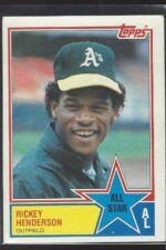#391 Rickey Henderson 1983 Topps All-Star