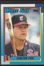 #420 Carlton Fisk 1990 Topps