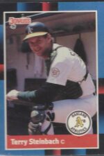 #158 Terry Steinbach 1988 Donruss