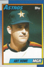 #579 Art Howe 1990 Topps Team Leaders